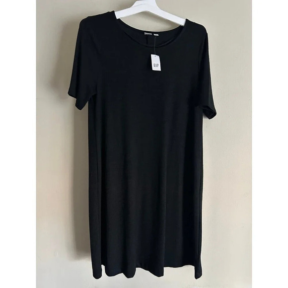 NWT Gap Women’s Dress Black size Large - Picture 1 of 6